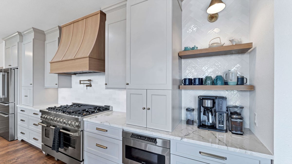 Renovated Kitchen at Cloud View Drive in San Antonio